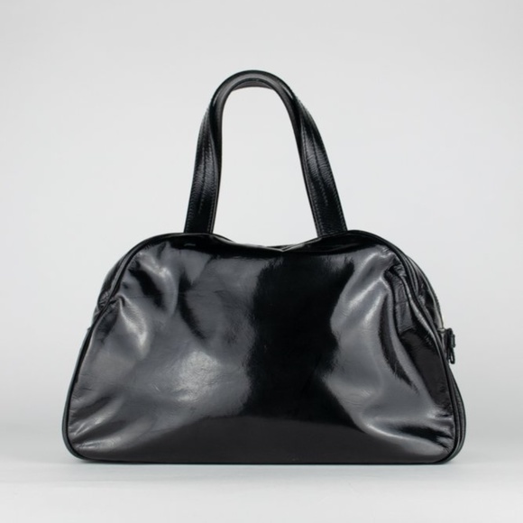 Saint Laurent Patent Obi Bow Bowler Bag - Picture 4 of 13